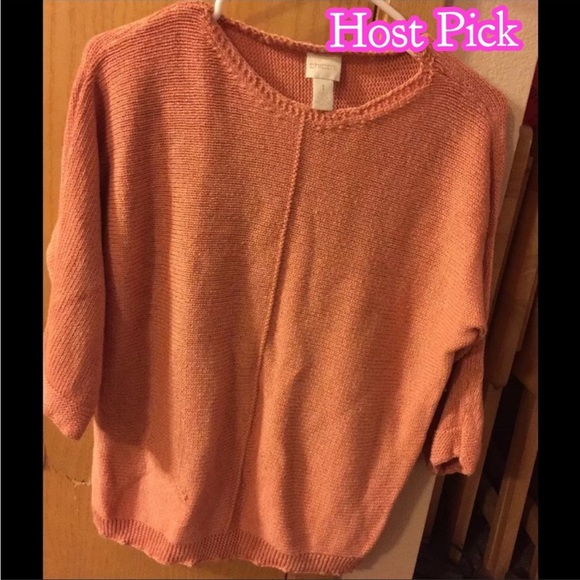 Chico's Sweaters - ✅Host Pick✅ Chico's Sweater, Size 1, Orange